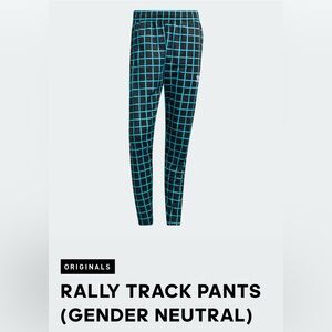 Jeremy Scott by Adidas Originals Blue Grid Track Pants